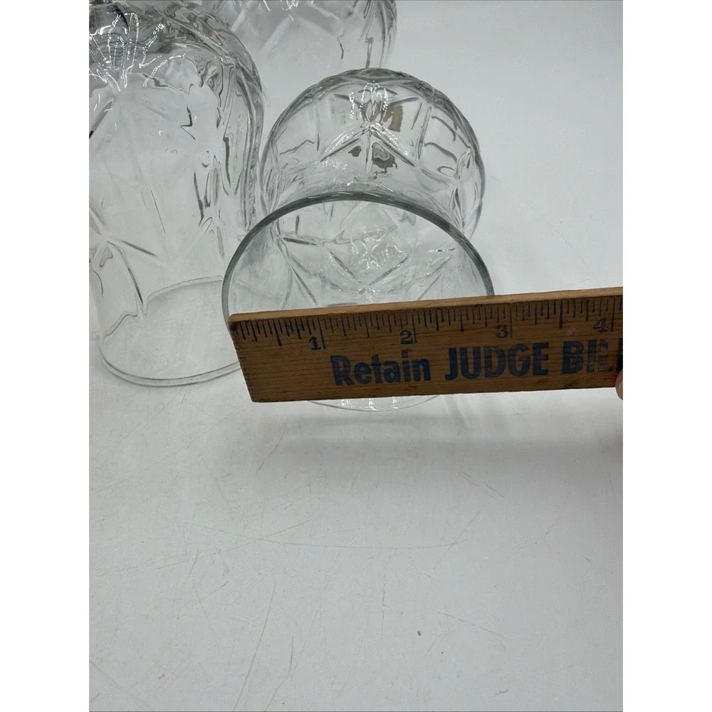 LOT OF 3 HOMCO 11090 Hurricane XLarge PEG Votive Cup Candle Holders 1 W/Grommett